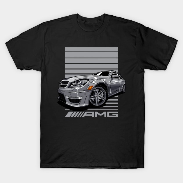 Benz W204 C63 AMG T-Shirt by idrdesign